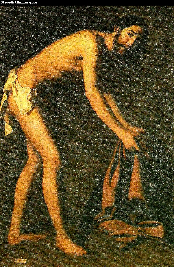 Francisco de Zurbaran christ recovers his tunic after being whipped